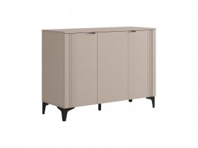 Комод 3 Рич (кашемир/фрапучино матовый/черный) в Мошково - moshkovo.mebel-nsk.ru | фото