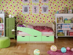 Кровать детская Бабочки 1,8 м в Мошково - moshkovo.mebel-nsk.ru | фото