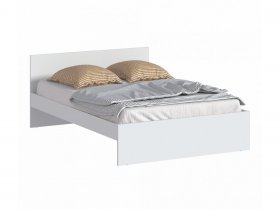 Кровать двуспальная 1,4м Бруклин СБ-3353 (белый) в Мошково - moshkovo.mebel-nsk.ru | фото