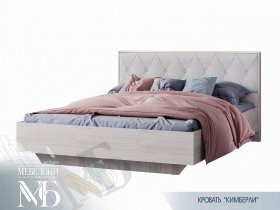 Кровать двуспальная 1,6м Кимберли КР-13 в Мошково - moshkovo.mebel-nsk.ru | фото