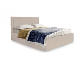Кровать мягкая 1,6 Сиеста стандарт, вар.2 в Мошково - moshkovo.mebel-nsk.ru | фото