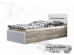 Кровать односпальная Наоми КР-12 в Мошково - moshkovo.mebel-nsk.ru | фото