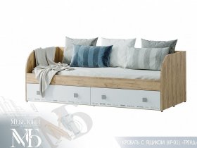 Кровать с ящиками Тренд КР-01 в Мошково - moshkovo.mebel-nsk.ru | фото