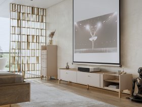 Модульная гостиная Одетта (дуб эндгрей/меланж) в Мошково - moshkovo.mebel-nsk.ru | фото