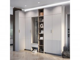 Модульная прихожая Пандора (кашемир/MF03) в Мошково - moshkovo.mebel-nsk.ru | фото