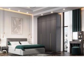 Модульная спальня Эккервуд в Мошково - moshkovo.mebel-nsk.ru | фото