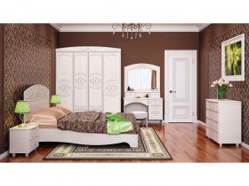 Модульная спальня Каролина в Мошково - moshkovo.mebel-nsk.ru | фото
