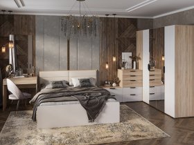 Модульная спальня Норд в Мошково - moshkovo.mebel-nsk.ru | фото