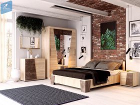 Модульная спальня Санремо в Мошково - moshkovo.mebel-nsk.ru | фото