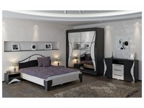 Модульная спальня Верона (Линаура) в Мошково - moshkovo.mebel-nsk.ru | фото