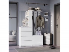 Прихожая Симпл ПР-04 (белый) в Мошково - moshkovo.mebel-nsk.ru | фото