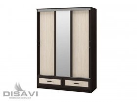 Шкаф-купе 3-х створчатый 1.5м Модерн в Мошково - moshkovo.mebel-nsk.ru | фото